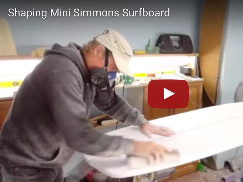 Shaping Mini Simmons Surfboard