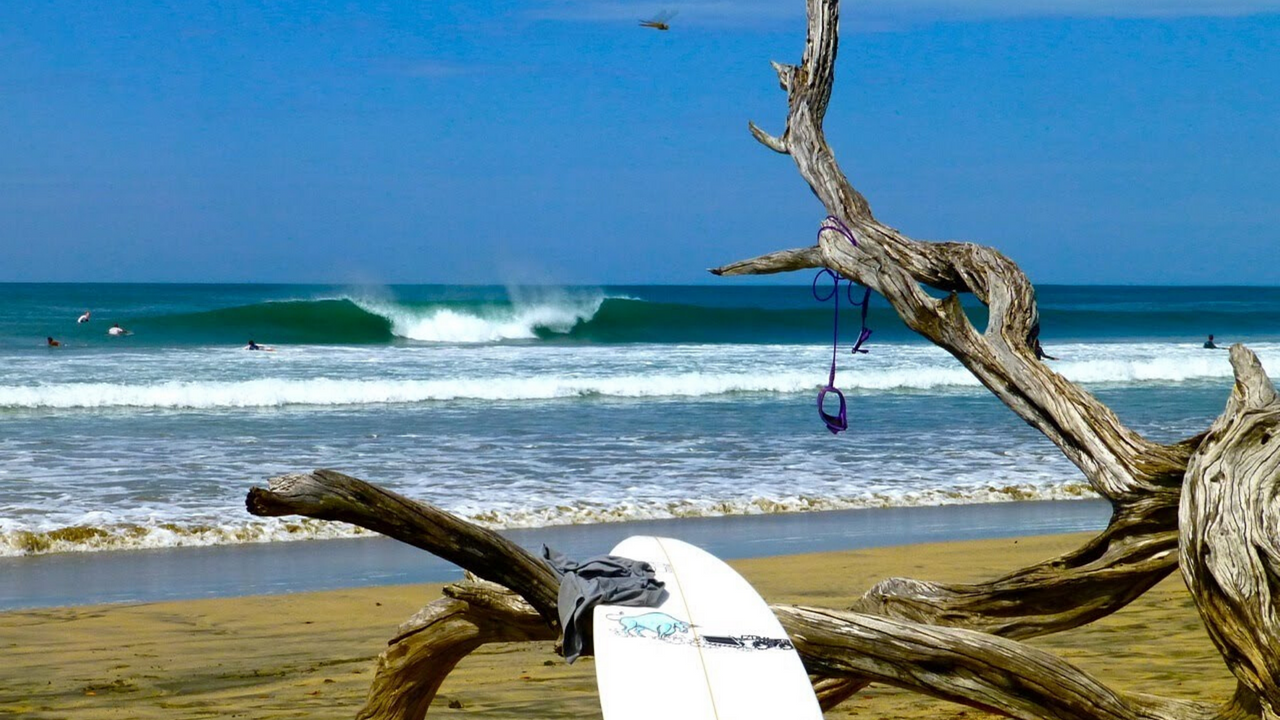 Surfing Playa Avellanas in Costa Rica