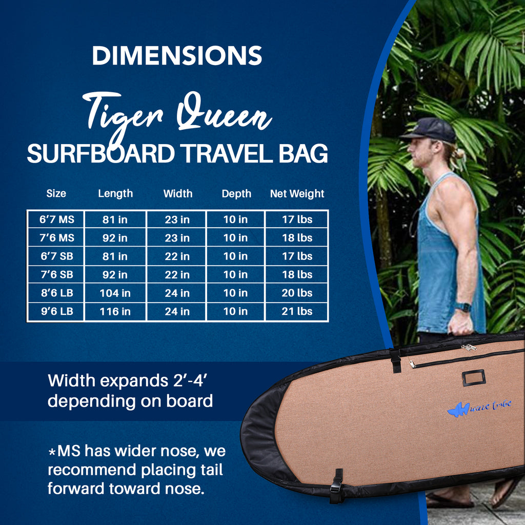 Tiger Queen - Pro Quiver Style + Wheels - 4 brds