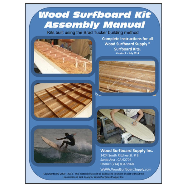 Wood Surfboard Kits Assembly Manual | FREE