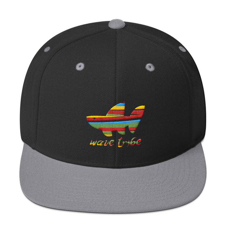 Wave Tribe Rainbow Whale Shark Logo Snapback Hat | Wave Tribe | Share ...