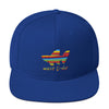 Wave Tribe Rainbow Whale Shark Logo Snapback Hat